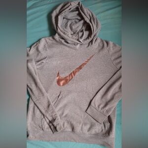 Gray Nike sweatshirt